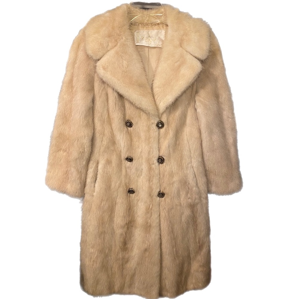 Szor-Diener CUSTOM Emba mink coat tourmaline buttons